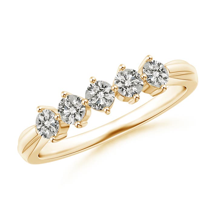 K, I3 / 0.53 CT / 14 KT Yellow Gold