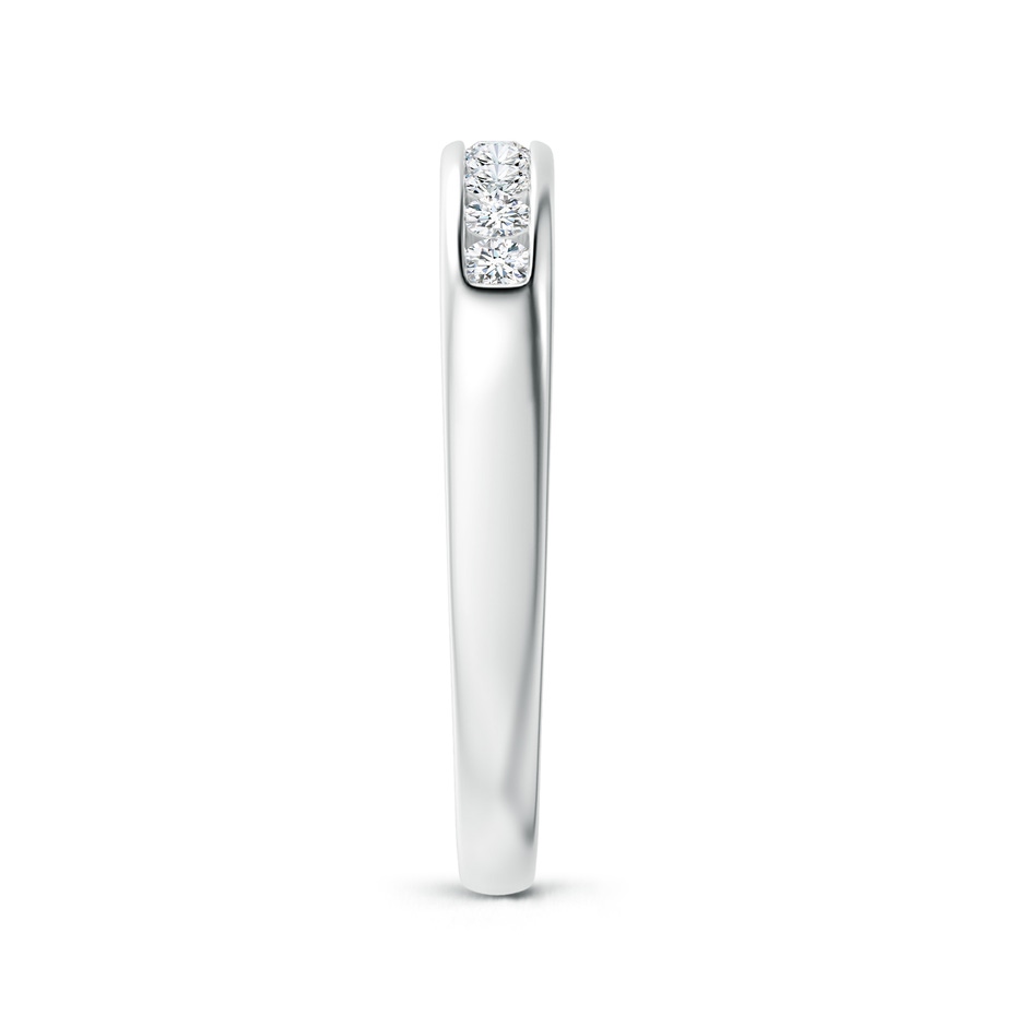 1.9mm GVS2 Nine Stone Channel-Set Diamond Wedding Ring in P950 Platinum side 299