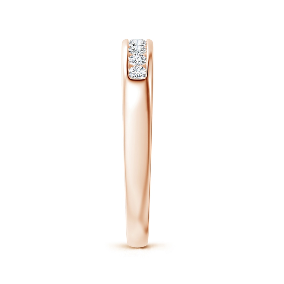 1.9mm GVS2 Nine Stone Channel-Set Diamond Wedding Ring in Rose Gold side 299