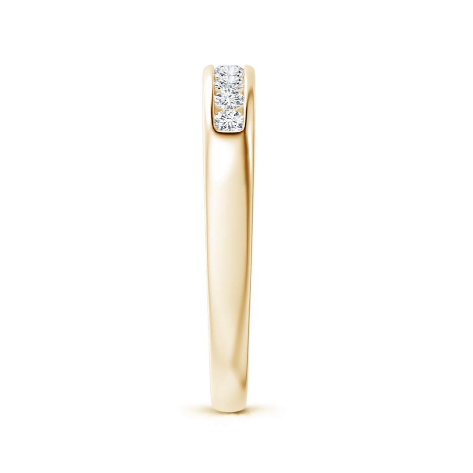 1.9mm GVS2 Nine Stone Channel-Set Diamond Wedding Ring in Yellow Gold side 299