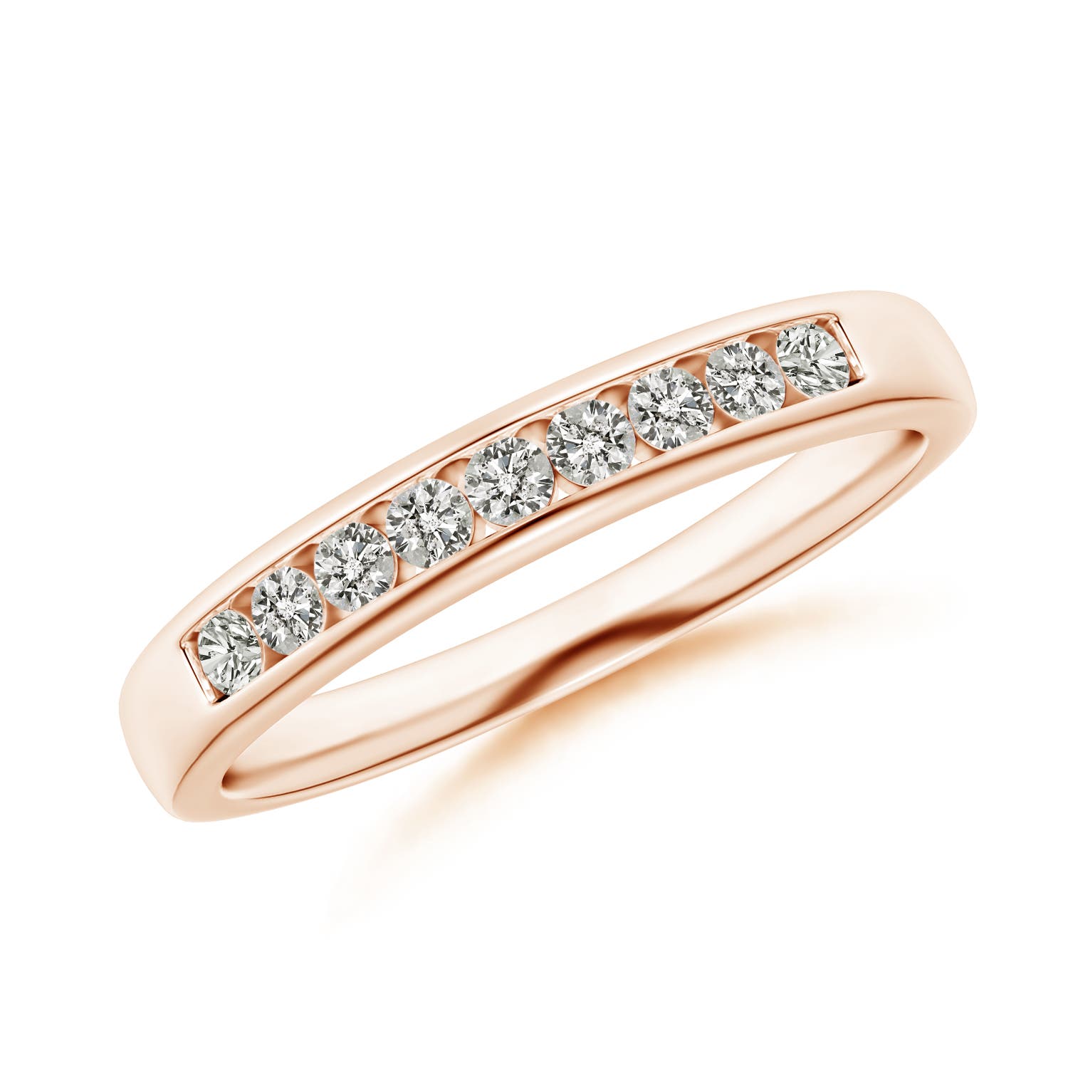 K, I3 / 0.26 CT / 14 KT Rose Gold