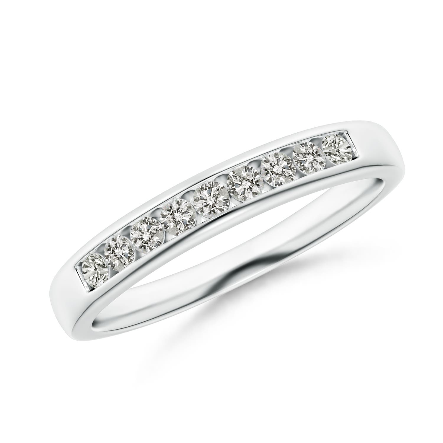 K, I3 / 0.26 CT / 14 KT White Gold