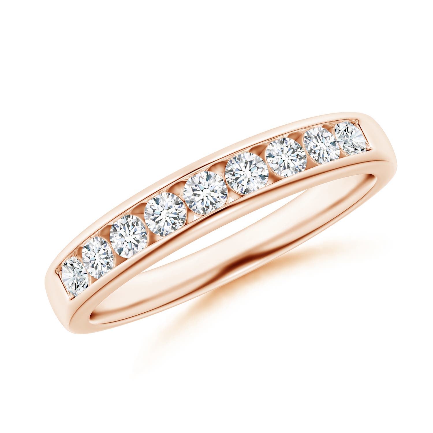 G, VS2 / 0.47 CT / 14 KT Rose Gold