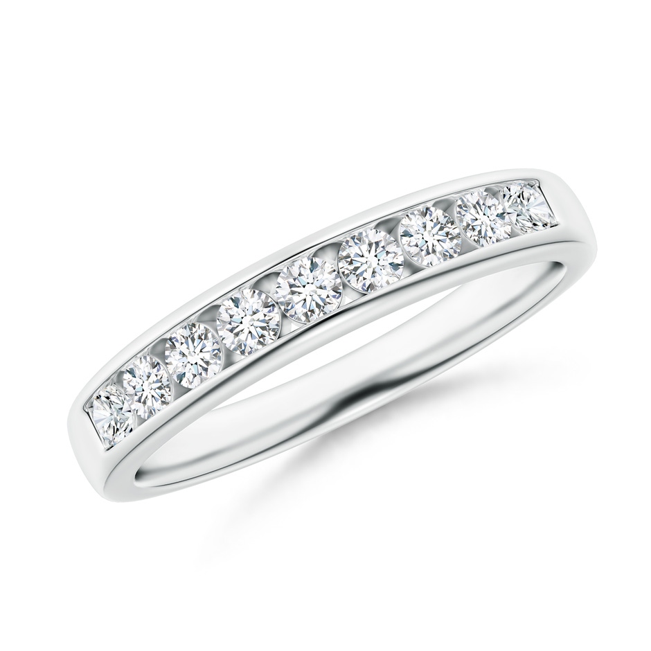 2.3mm GVS2 Nine Stone Channel-Set Diamond Wedding Ring in White Gold 