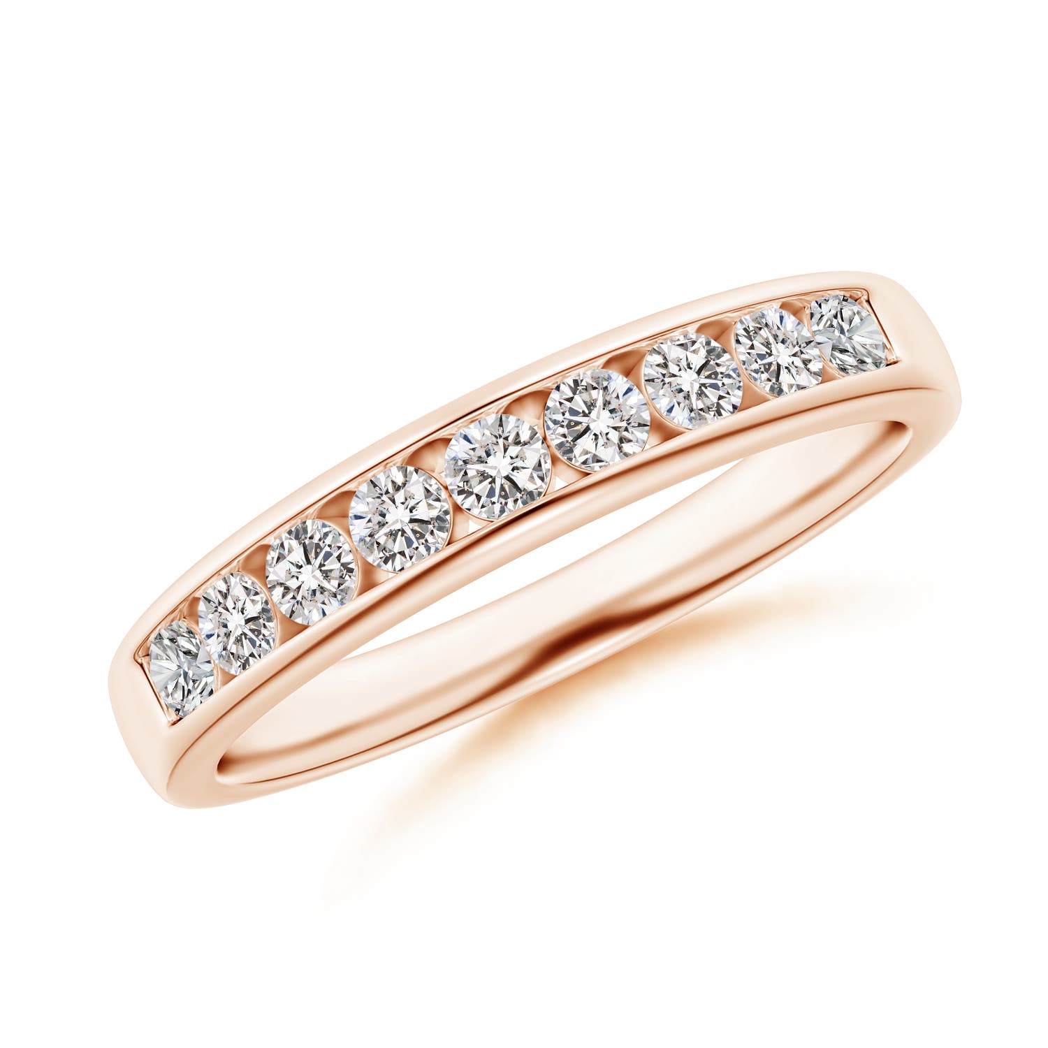 I-J, I1-I2 / 0.47 CT / 14 KT Rose Gold