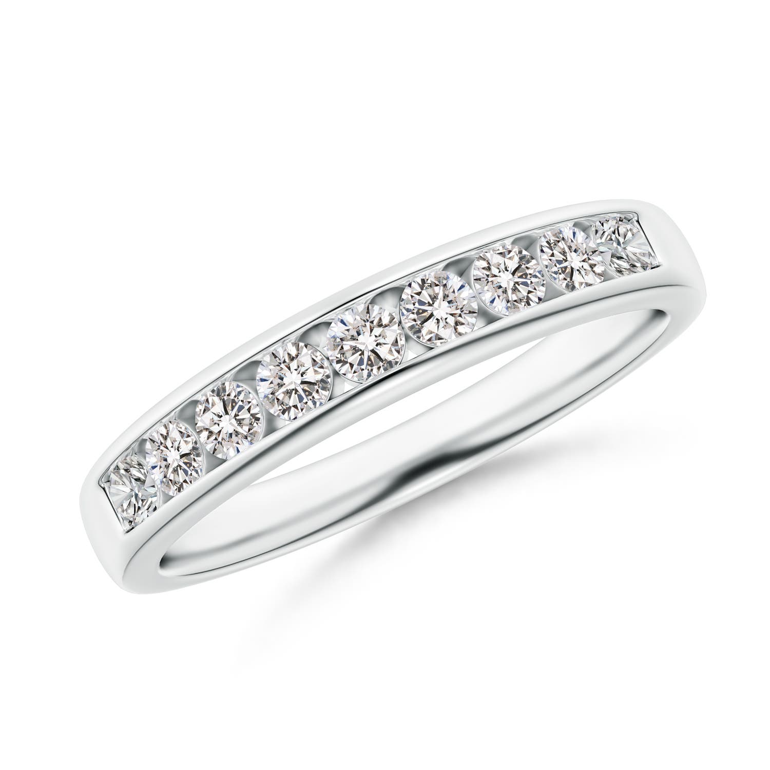 I-J, I1-I2 / 0.47 CT / 14 KT White Gold