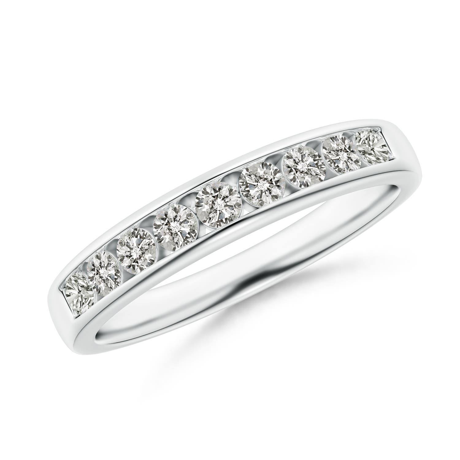 K, I3 / 0.47 CT / 14 KT White Gold