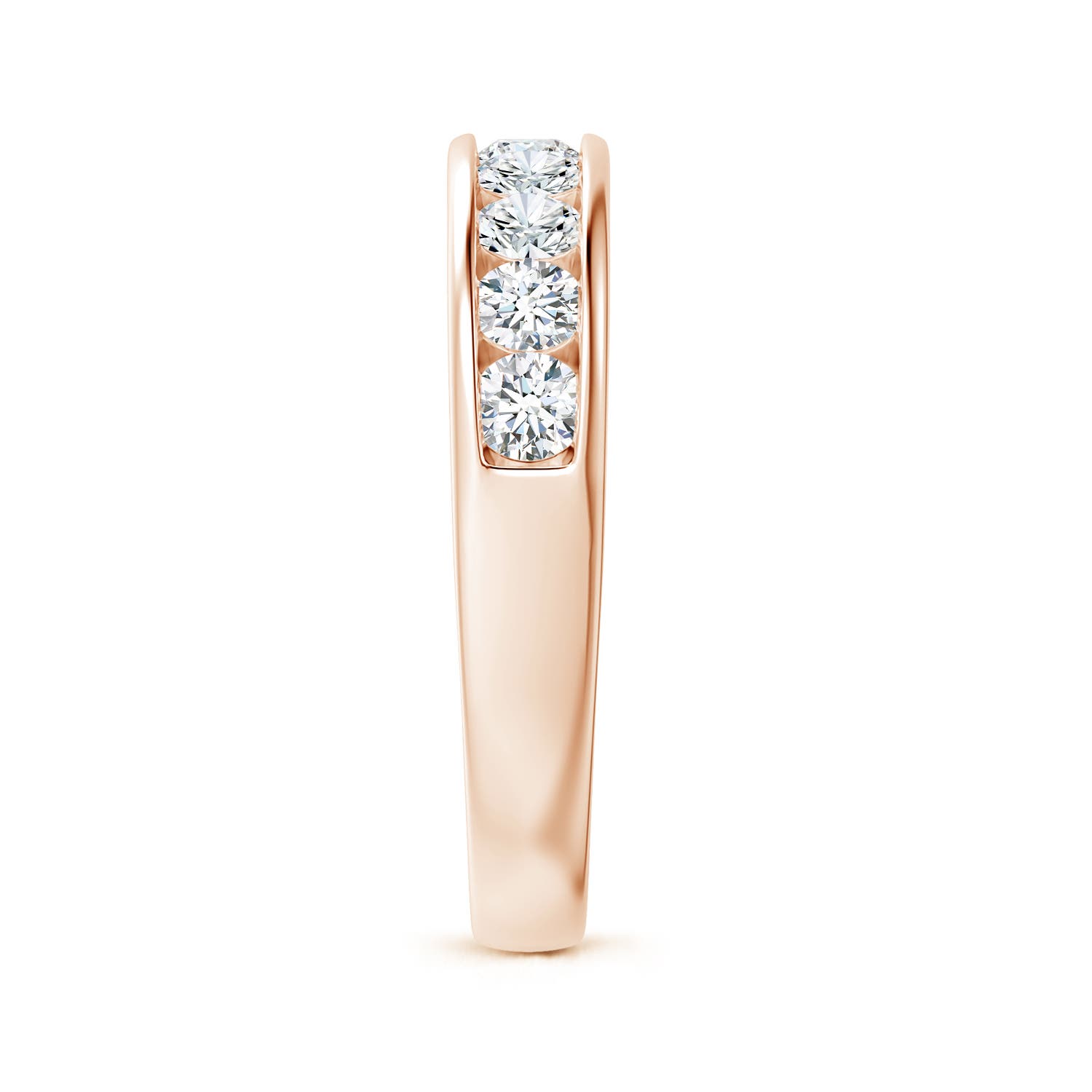 F-G, VS / 0.77 CT / 14 KT Rose Gold