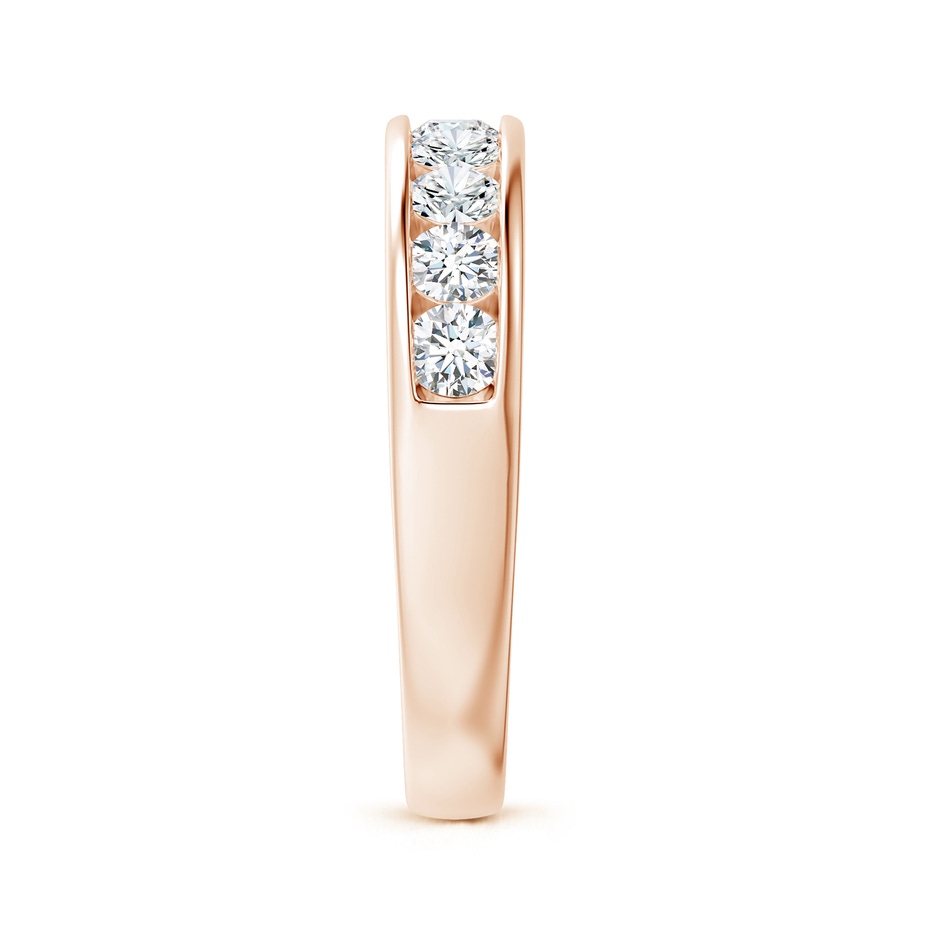 2.8mm GVS2 Nine Stone Channel-Set Diamond Wedding Ring in Rose Gold side 299