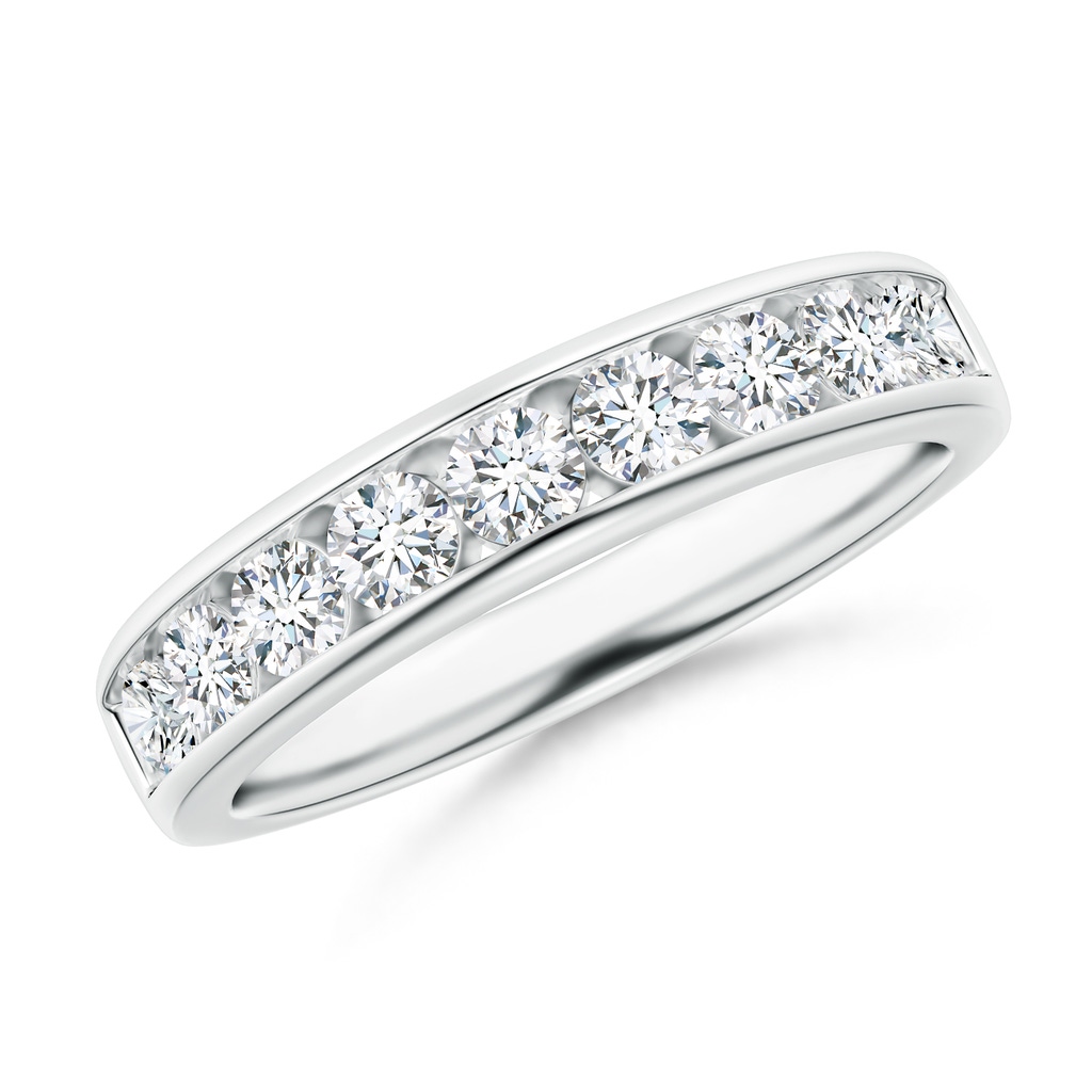 2.8mm GVS2 Nine Stone Channel-Set Diamond Wedding Ring in White Gold