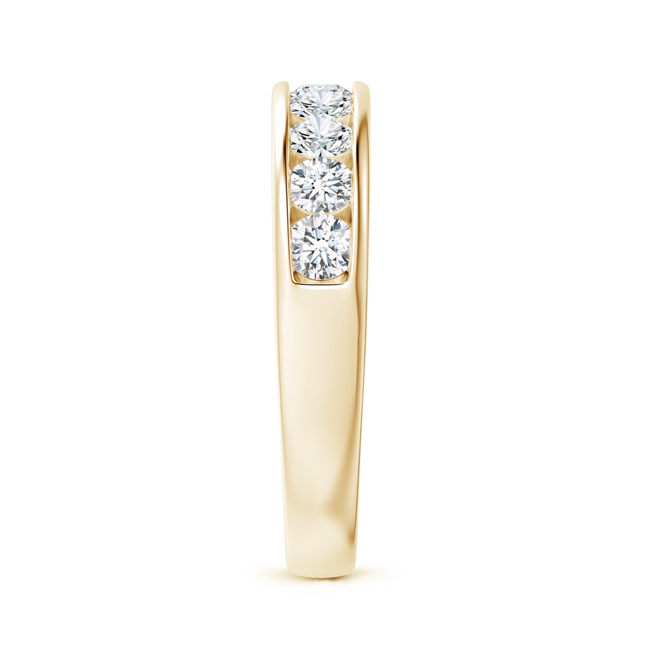 2.8mm GVS2 Nine Stone Channel-Set Diamond Wedding Ring in Yellow Gold side 299