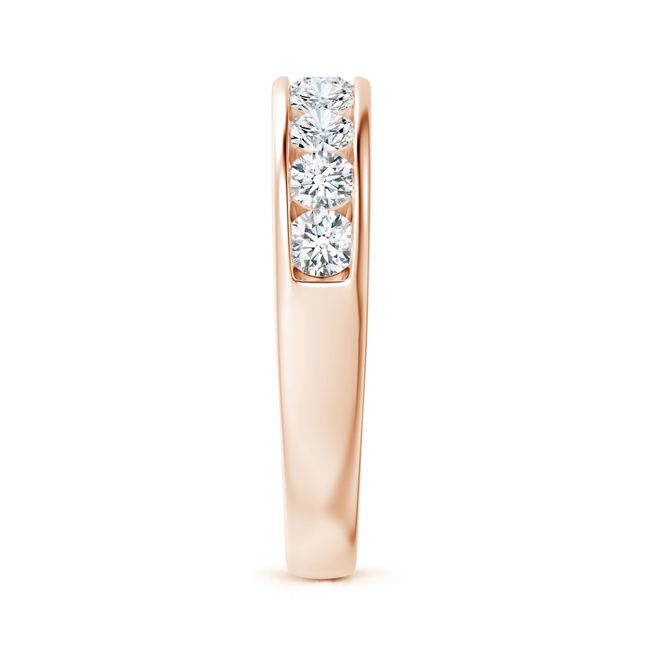 2.9mm GVS2 Nine Stone Channel-Set Diamond Wedding Ring in Rose Gold side 299
