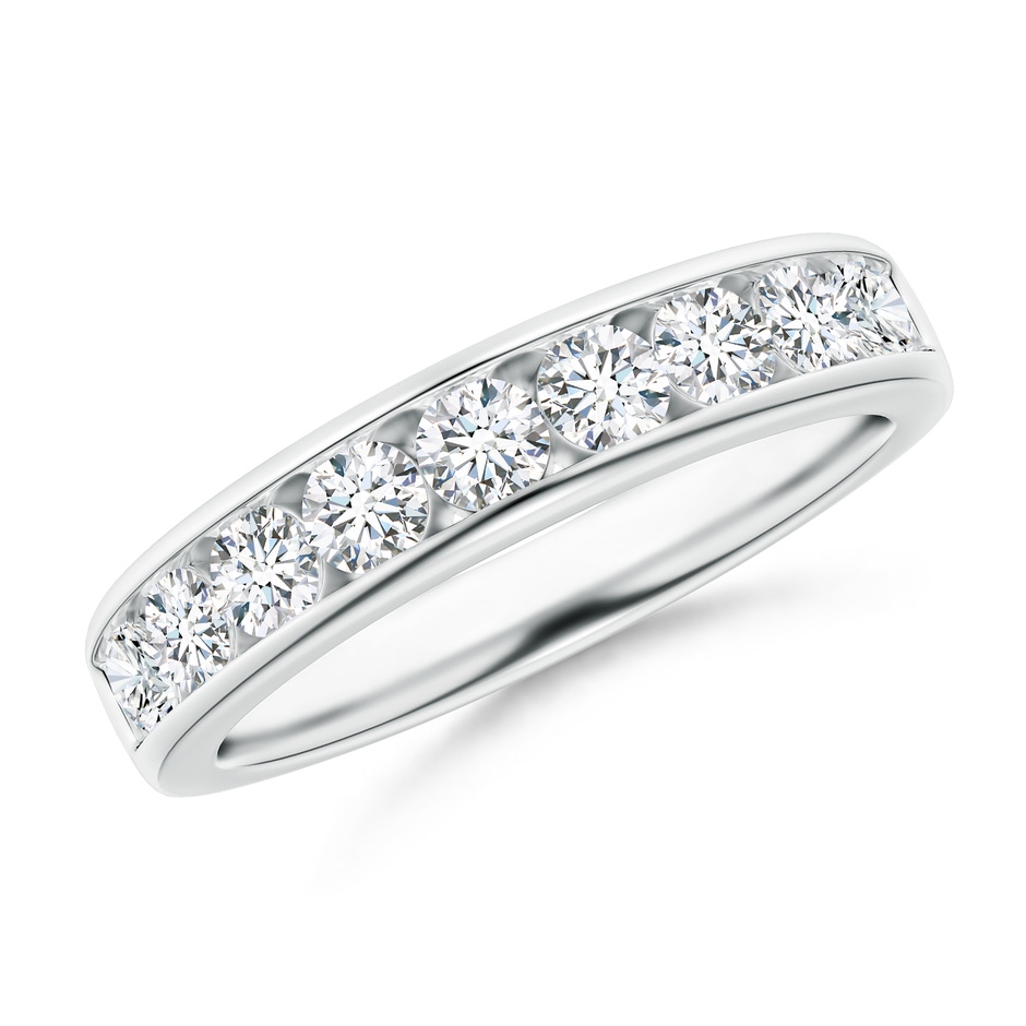 2.9mm GVS2 Nine Stone Channel-Set Diamond Wedding Ring in White Gold 