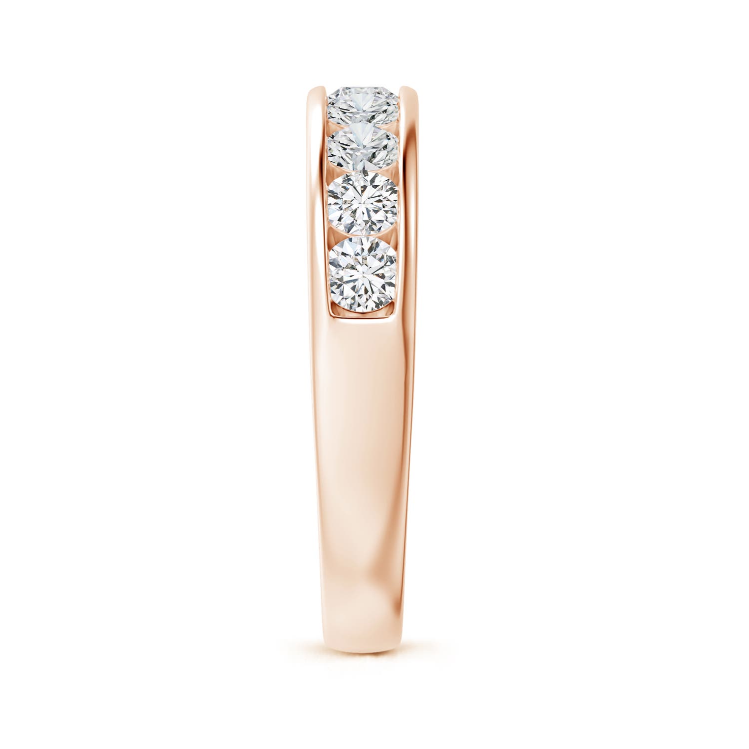 H, SI2 / 0.86 CT / 14 KT Rose Gold