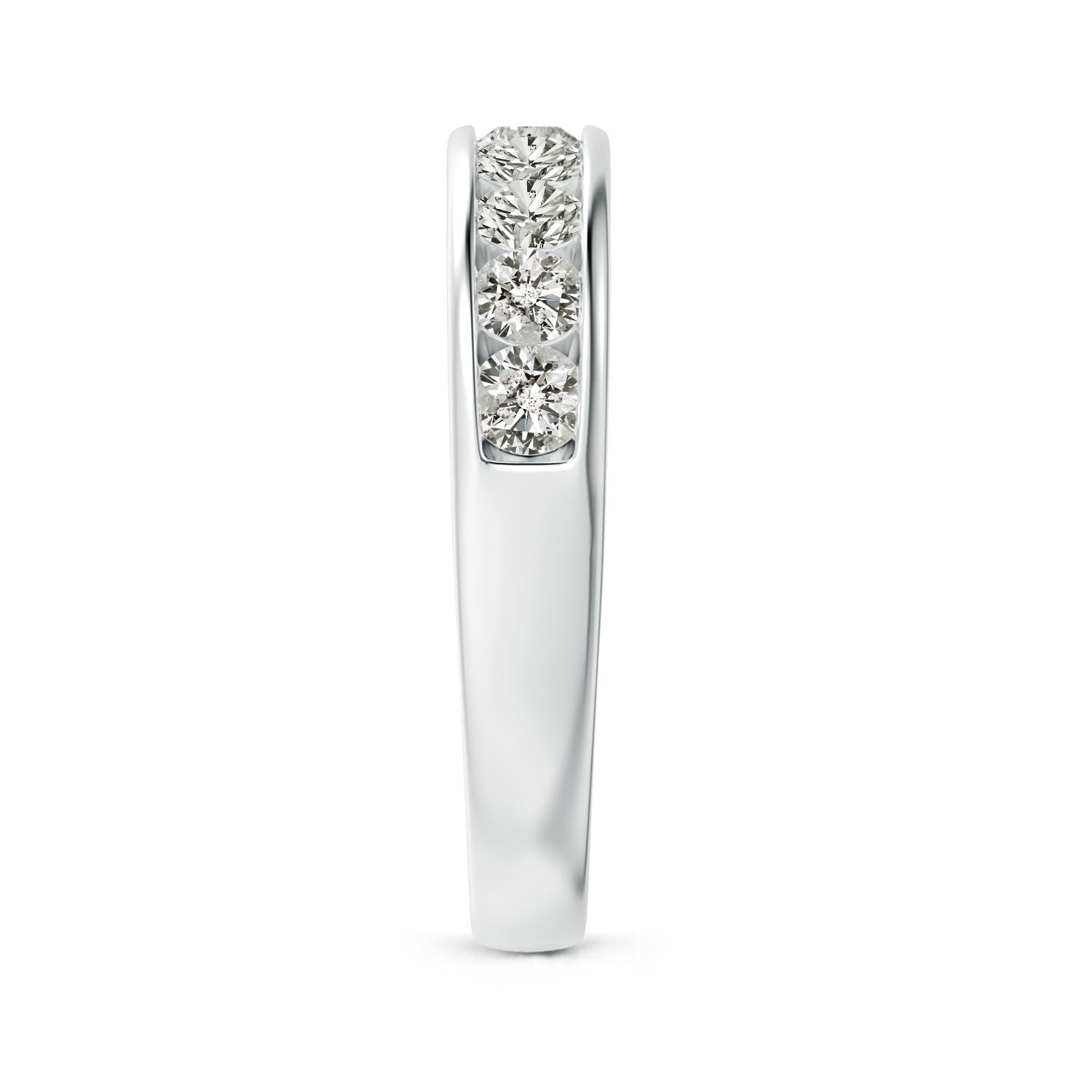 K, I3 / 0.86 CT / 14 KT White Gold