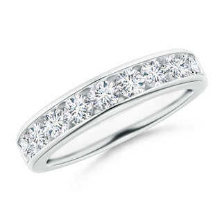 3.1mm GVS2 Nine Stone Channel-Set Diamond Wedding Ring in P950 Platinum