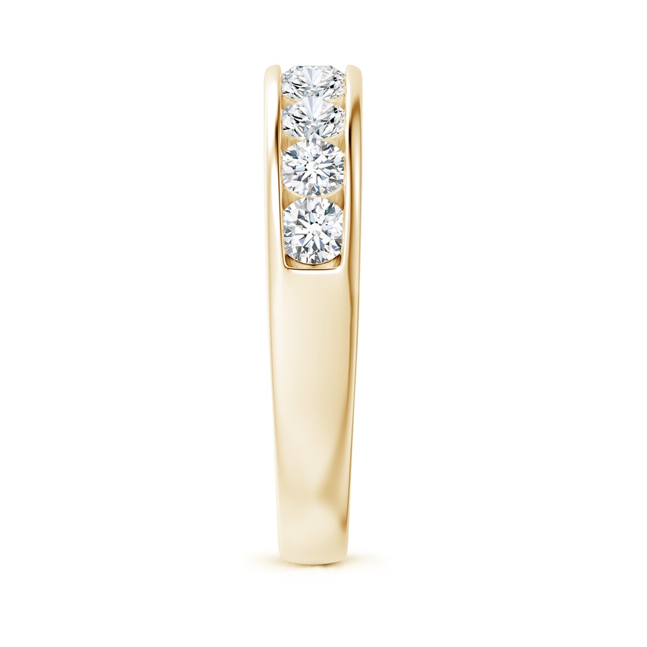 3.1mm GVS2 Nine Stone Channel-Set Diamond Wedding Ring in Yellow Gold side 299