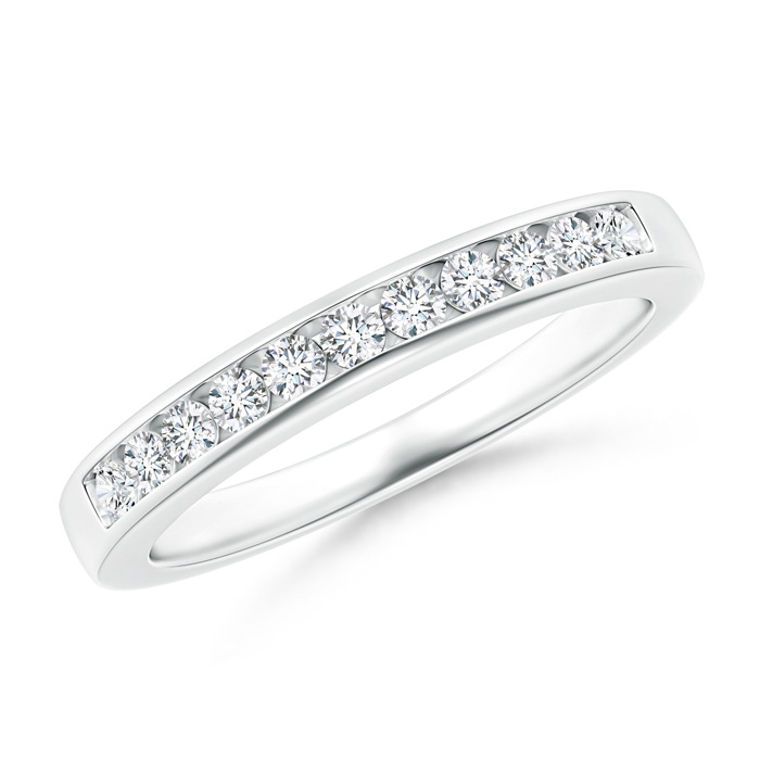 1.9mm GVS2 Eleven Stone Channel-Set Diamond Wedding Band in White Gold 