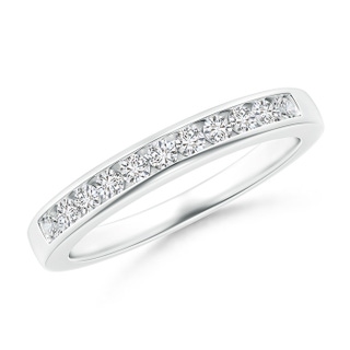 1.9mm HSI2 Eleven Stone Channel-Set Diamond Wedding Band in White Gold