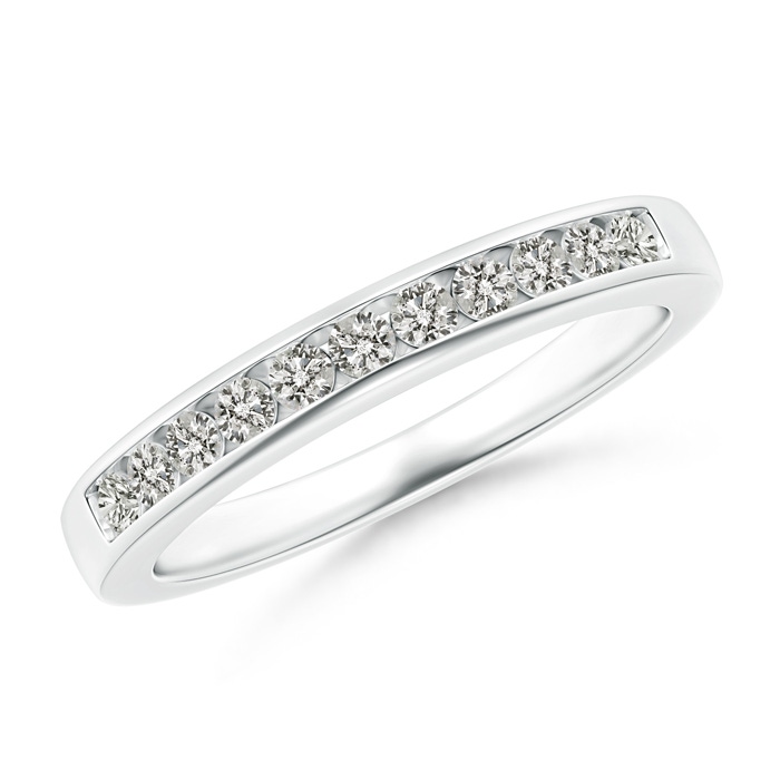 1.9mm KI3 Eleven Stone Channel-Set Diamond Wedding Band in White Gold 