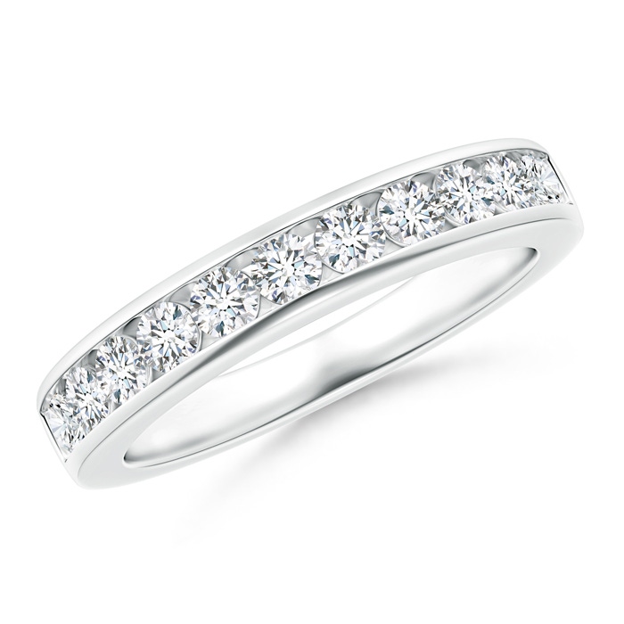 2.5mm GVS2 Eleven Stone Channel-Set Diamond Wedding Band in White Gold 