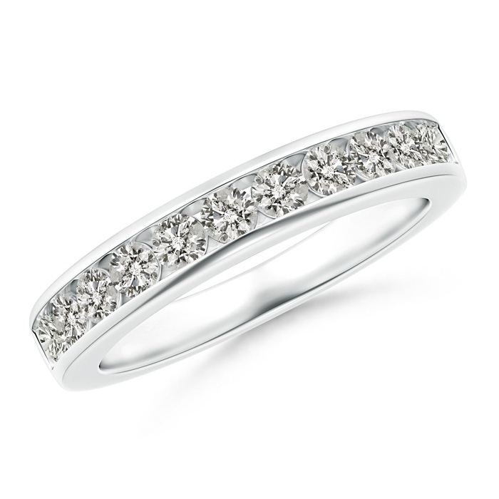 2.5mm KI3 Eleven Stone Channel-Set Diamond Wedding Band in P950 Platinum 