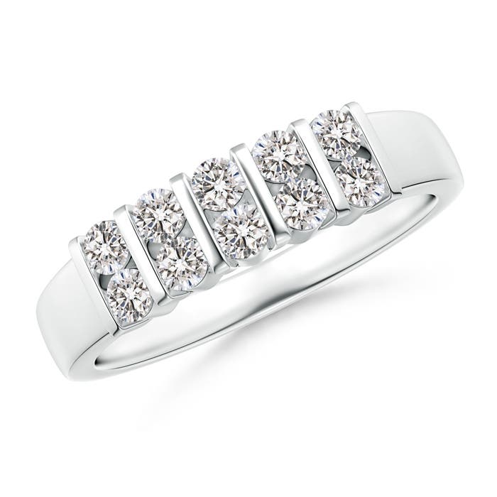 I-J, I1-I2 / 0.52 CT / 14 KT White Gold