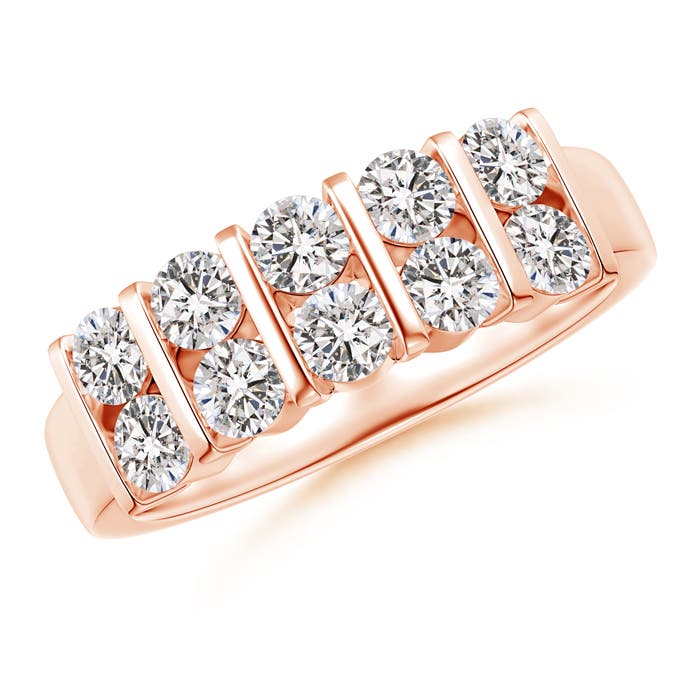 I-J, I1-I2 / 1.05 CT / 14 KT Rose Gold