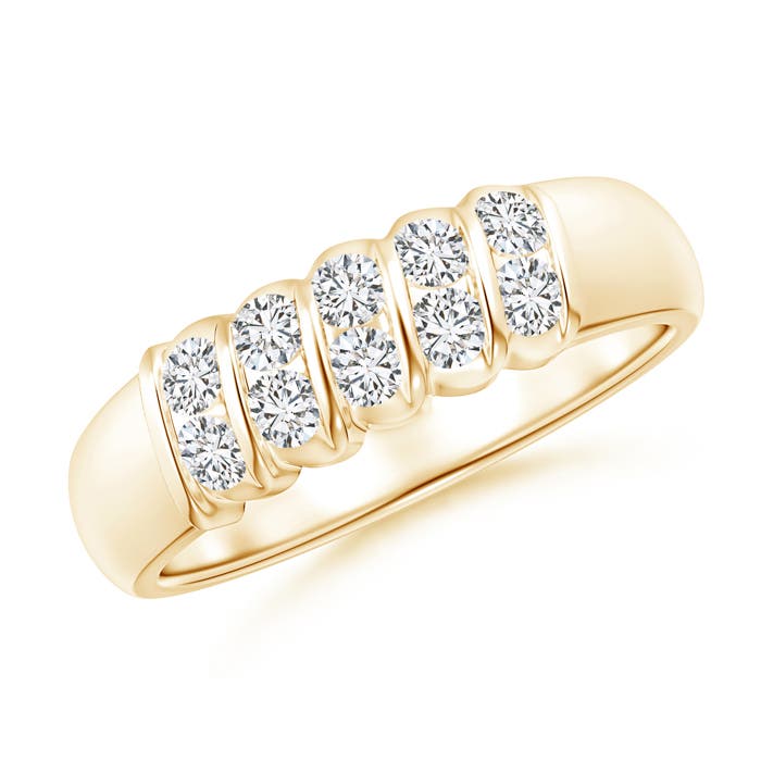 H, SI2 / 0.52 CT / 14 KT Yellow Gold