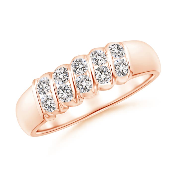 I-J, I1-I2 / 0.52 CT / 14 KT Rose Gold