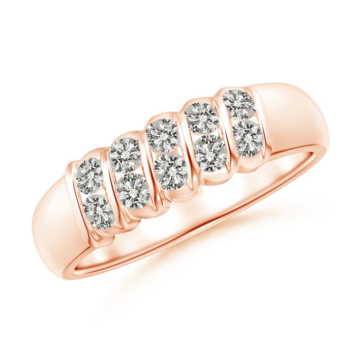 K, I3 / 0.52 CT / 14 KT Rose Gold