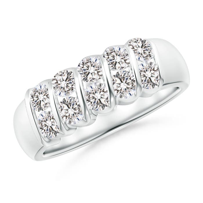 I-J, I1-I2 / 1.05 CT / 14 KT White Gold