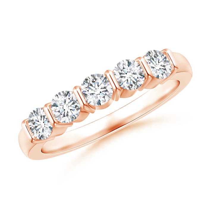 G, VS2 / 0.73 CT / 14 KT Rose Gold