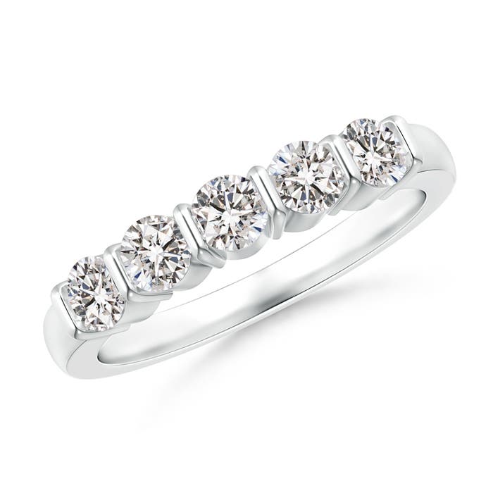 I-J, I1-I2 / 0.73 CT / 14 KT White Gold