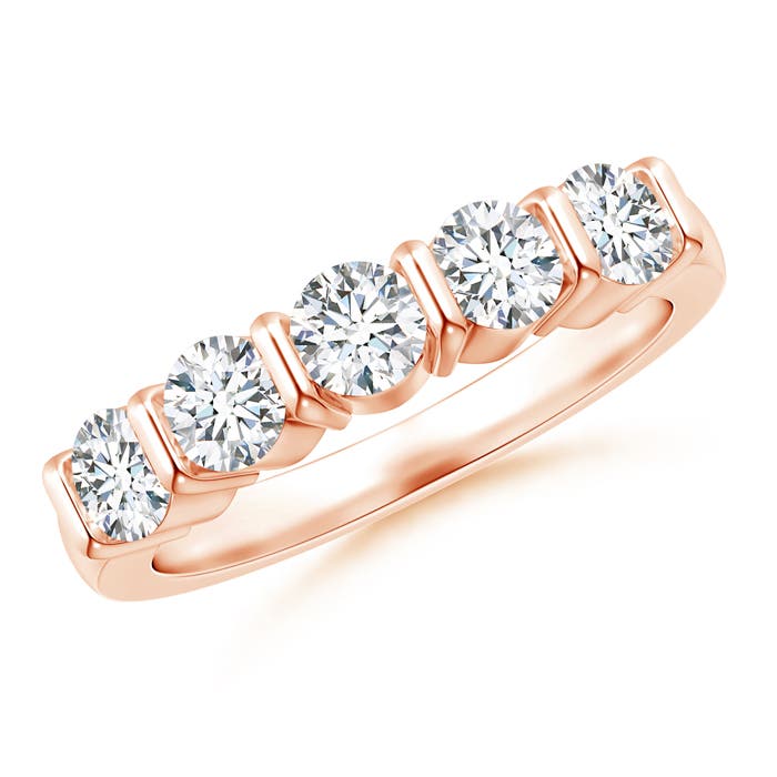 G, VS2 / 1 CT / 14 KT Rose Gold