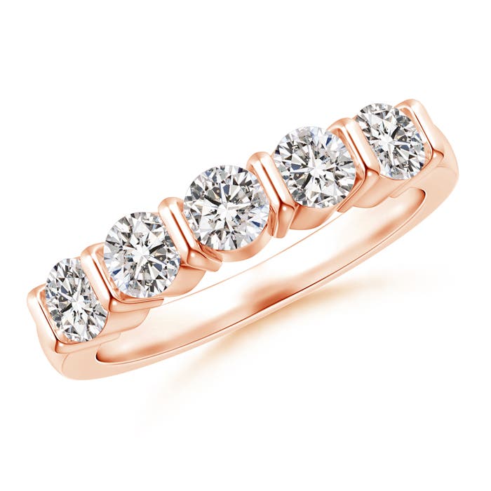 I-J, I1-I2 / 1 CT / 14 KT Rose Gold