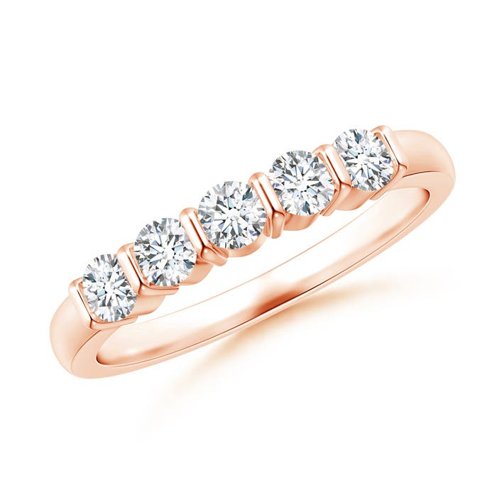 G, VS2 / 0.53 CT / 14 KT Rose Gold