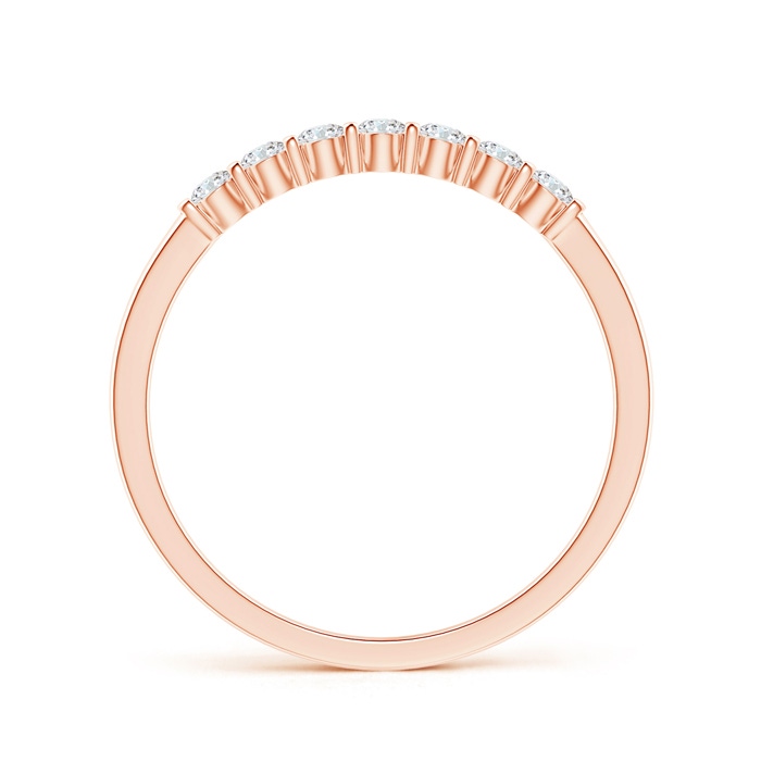 1.9mm GVS2 Floating Seven Stone Bar-Set Diamond Wedding Band in Rose Gold side-1