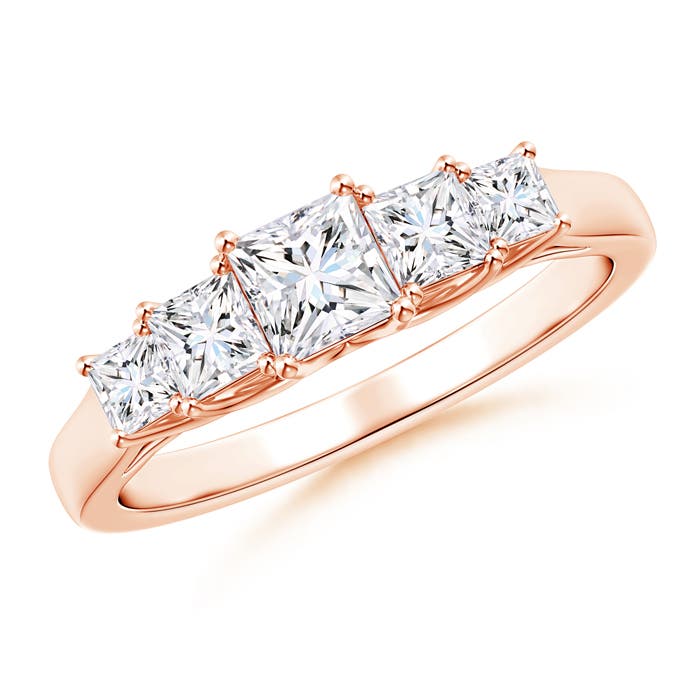 G, VS2 / 0.88 CT / 14 KT Rose Gold