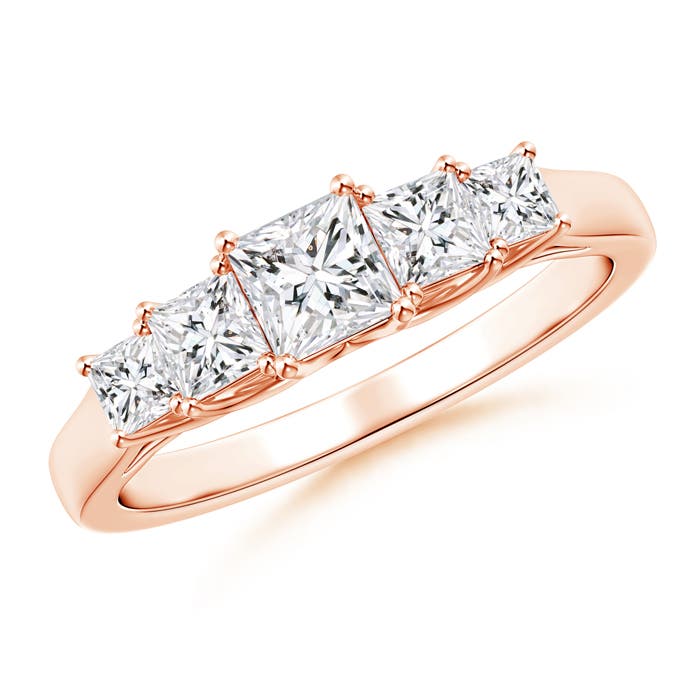 H, SI2 / 0.88 CT / 14 KT Rose Gold