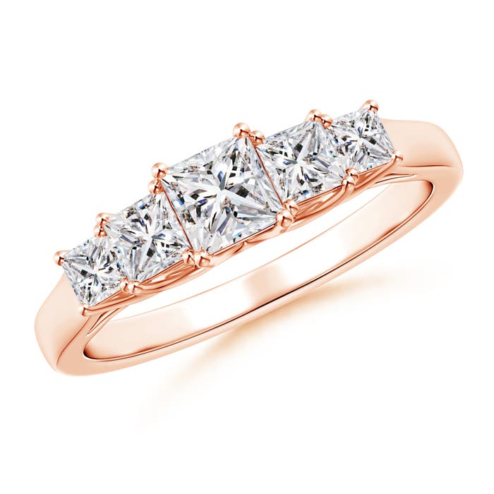 I-J, I1-I2 / 0.88 CT / 14 KT Rose Gold