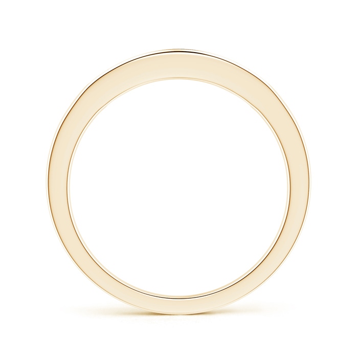 2mm HSI2 Channel-Set Princess Diamond Seven Stone Wedding Band in Yellow Gold side-1