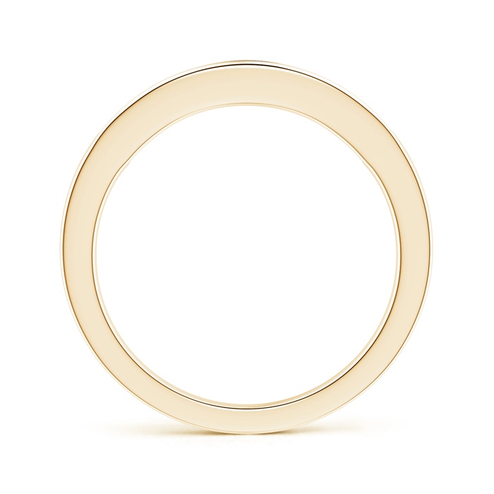 3mm HSI2 Channel-Set Princess Diamond Seven Stone Wedding Band in Yellow Gold side-1