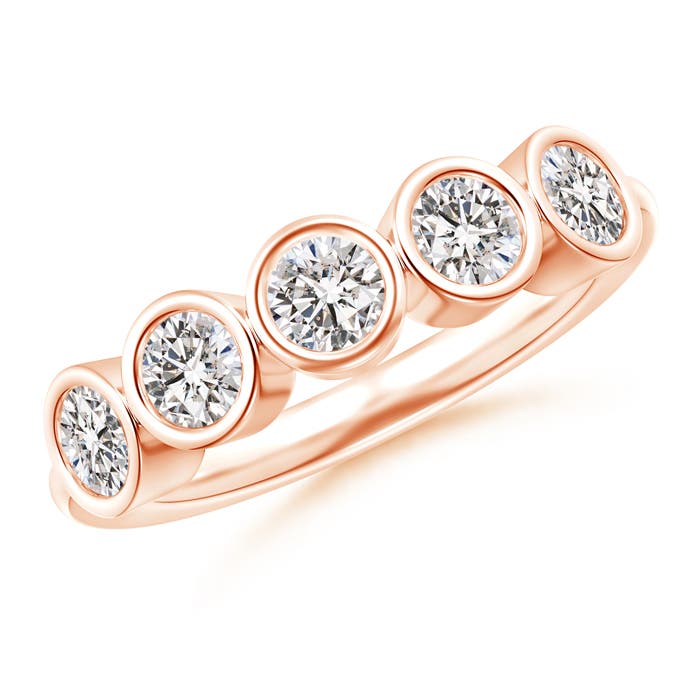 I-J, I1-I2 / 1 CT / 14 KT Rose Gold