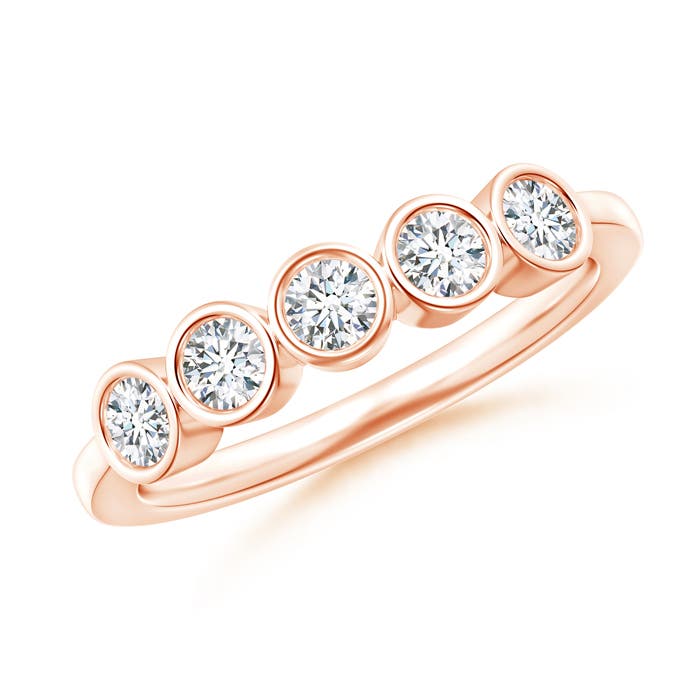 F-G, VS / 0.53 CT / 14 KT Rose Gold