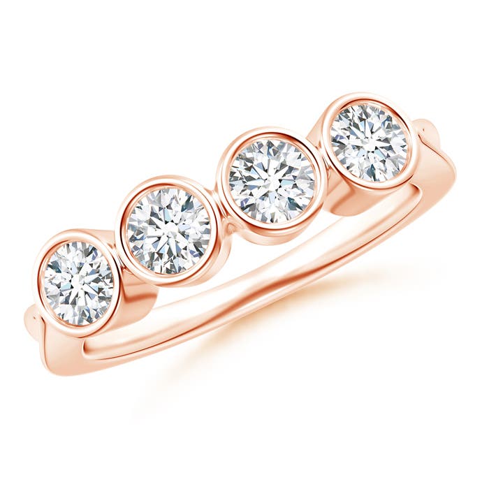 F-G, VS / 0.72 CT / 14 KT Rose Gold