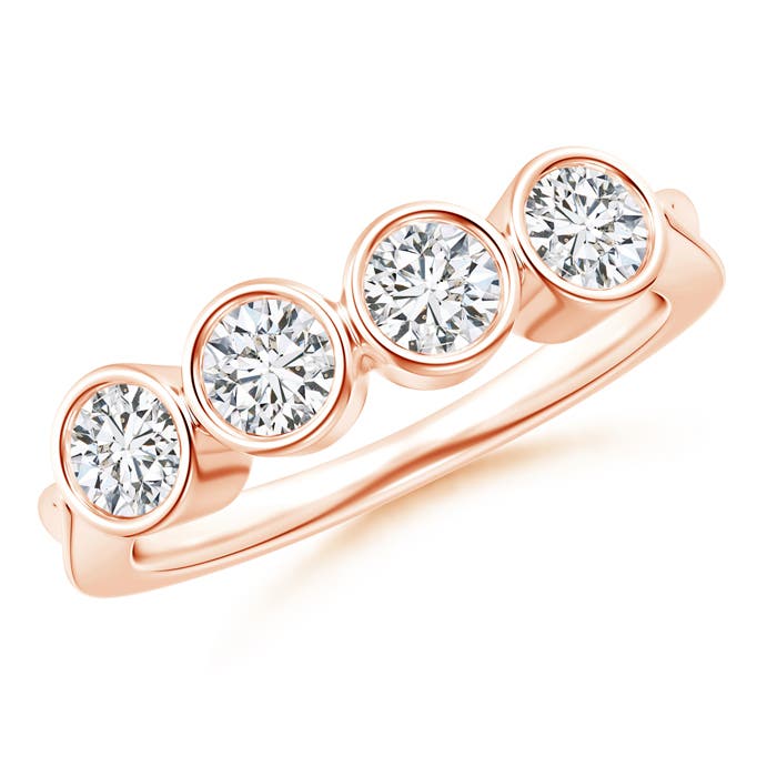 H, SI2 / 0.72 CT / 14 KT Rose Gold