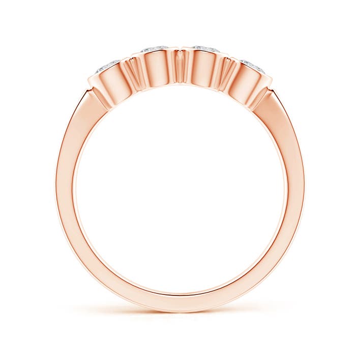 H, SI2 / 0.42 CT / 14 KT Rose Gold