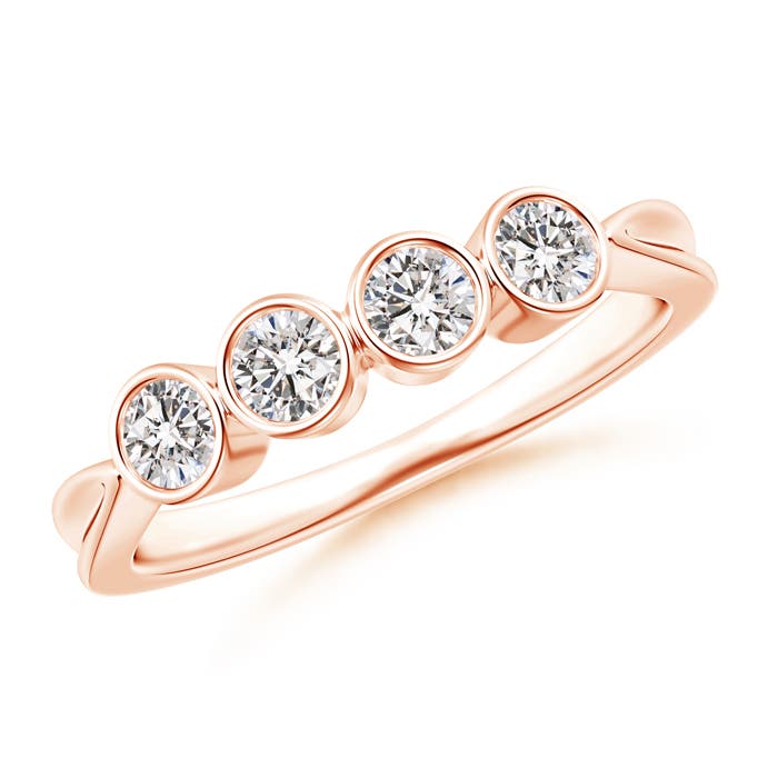 I-J, I1-I2 / 0.42 CT / 14 KT Rose Gold