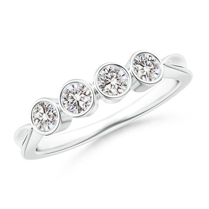 I-J, I1-I2 / 0.42 CT / 14 KT White Gold